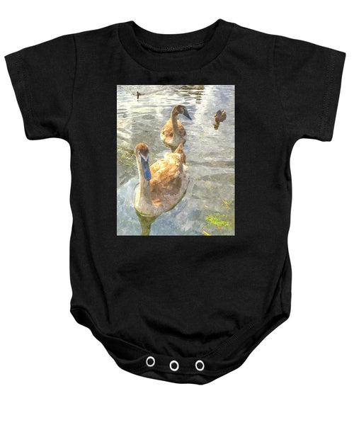 The Two Cygnets - Baby Onesie