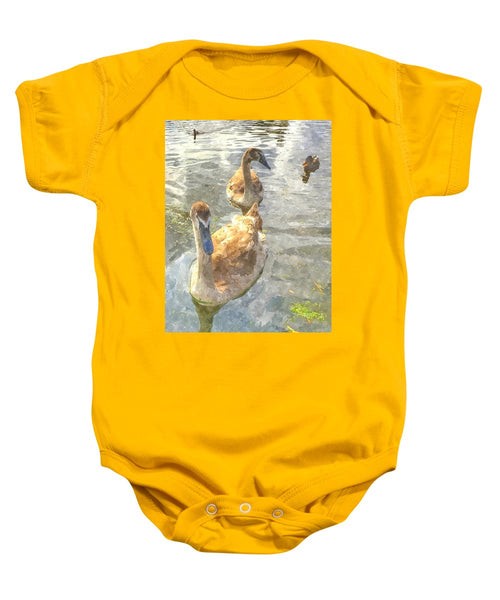 The Two Cygnets - Baby Onesie