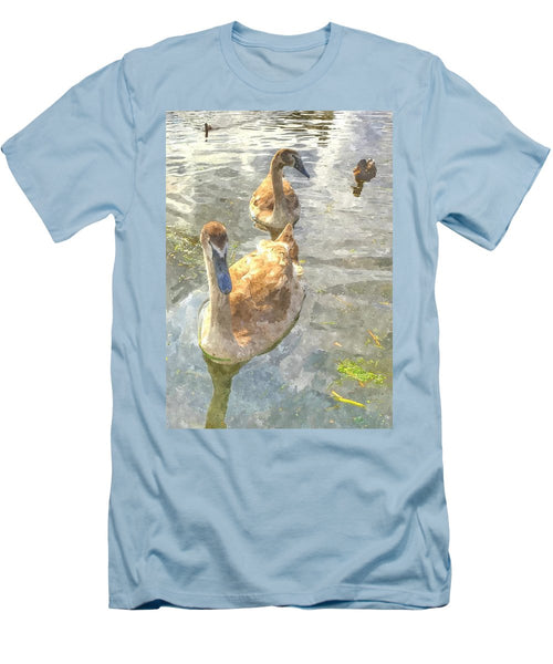 The Two Cygnets - Men's T-Shirt (Athletic Fit)