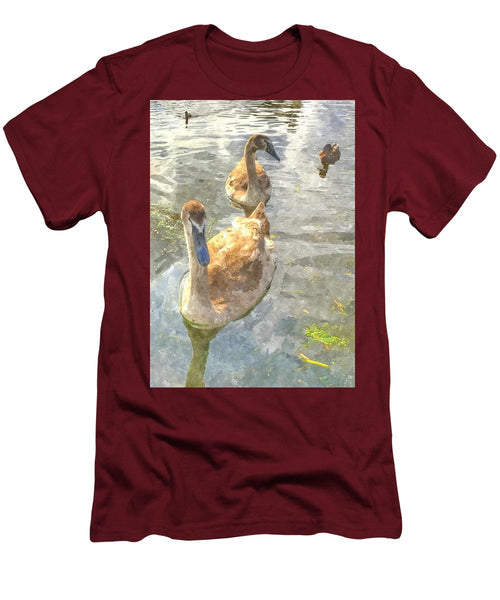 The Two Cygnets - Men's T-Shirt (Athletic Fit)