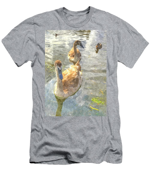 The Two Cygnets - Men's T-Shirt (Athletic Fit)