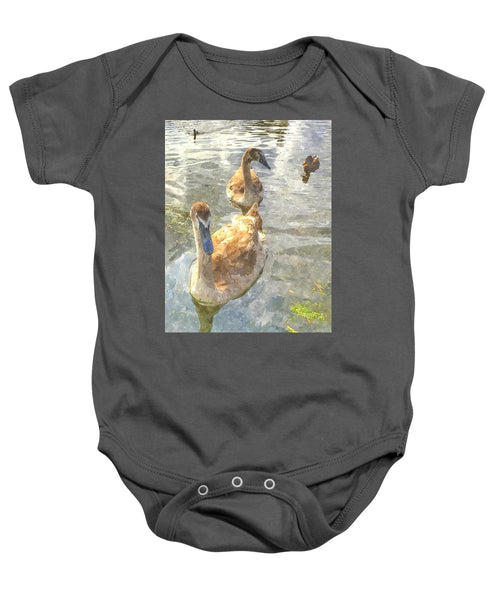 The Two Cygnets - Baby Onesie