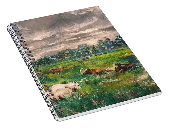 Waiting For The Rain - Spiral Notebook