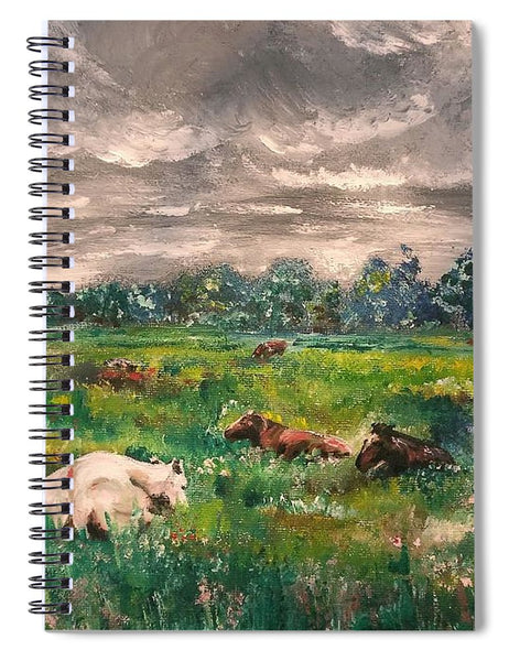 Waiting For The Rain - Spiral Notebook